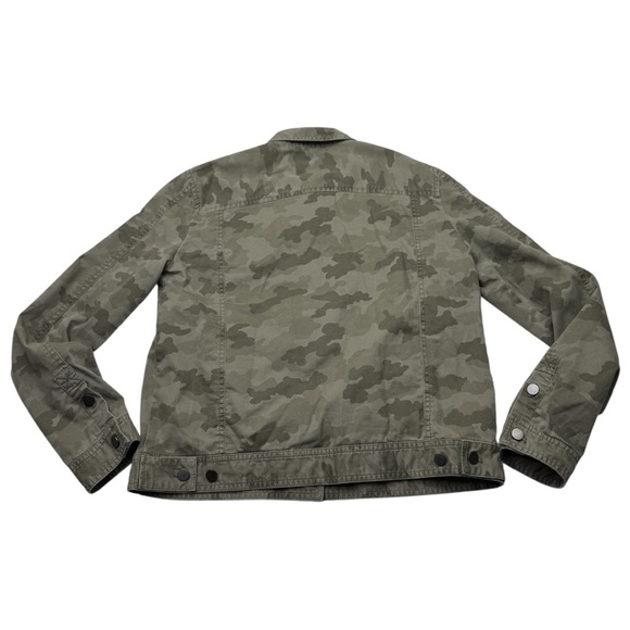 ATM Sage Green Camouflage Large Denim Jacket - Picture 14 of 14